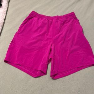 LuluLemon 7” Linerless Pacebreaker Color: Fuchsia Size Large